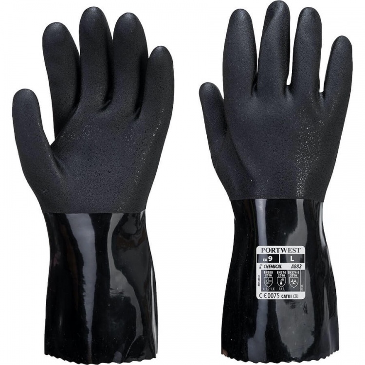 Portwest A882 ESD PVC Chemical Gauntlet